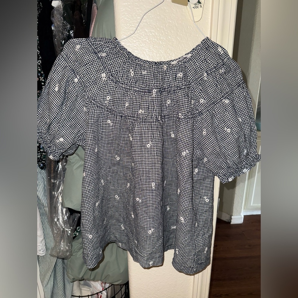 Madewell Gingham Top